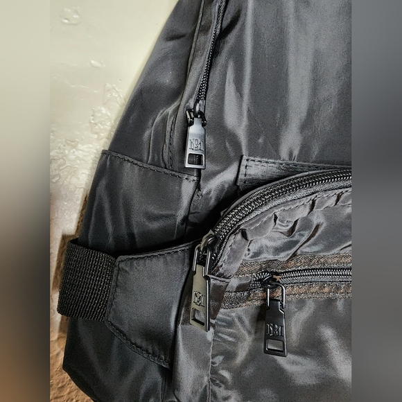 Badgley Mischka Nylon Backpack NWT Black - Picture 9 of 9